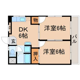 クレシア長町【4階】の間取り