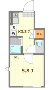 マーレ明大前II【1階】の間取り