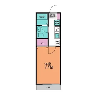 アノンテラス東三田III【3階】の間取り