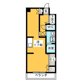 パークサイドハウス【2階】の間取り