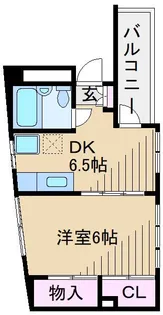 ファミーユ第2前川ビル【2階】の間取り