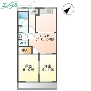 Star Hits【2階】の間取り