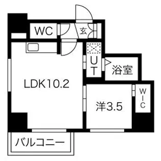 レガーロ札幌ステーション【5階】の間取り