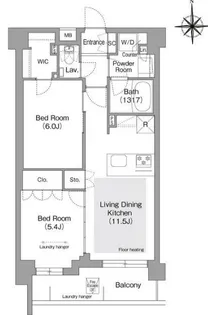 東京都文京区目白台3【マンション】の間取り