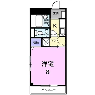 グランベールえぞえ【1階】の間取り