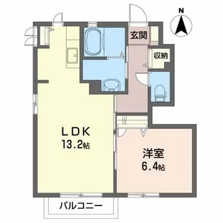 シャーメゾンDEN【1階】の間取り