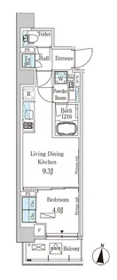 東京都江東区塩浜2【マンション】の間取り