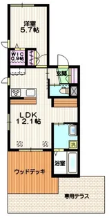 La Maison 友【1階】の間取り