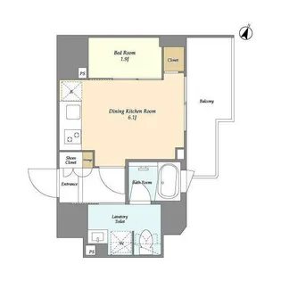 東京都板橋区蓮沼町【マンション】の間取り