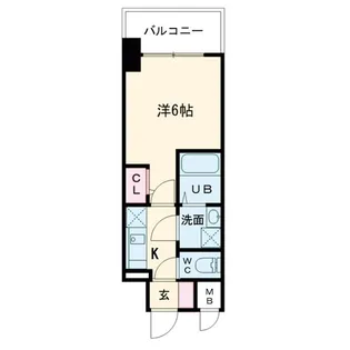 大阪府大阪市北区大淀中2【マンション】の間取り
