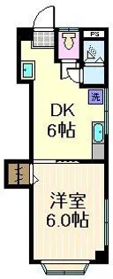 ユタカビル【2階】の間取り