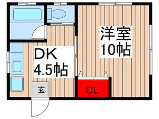 柳ハイツ【2階】の間取り