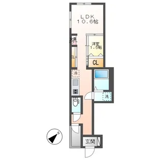 Pleasant好本町 (プレザント)【3階】の間取り