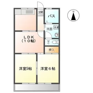 ファインシティ小川 C【2階】の間取り