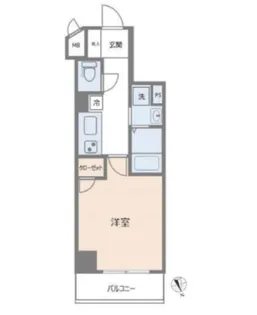 東京都新宿区山吹町【マンション】の間取り