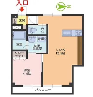 メゾンサンライズ【1階】の間取り