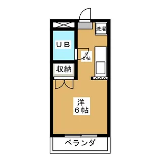 シャトル国立【2階】の間取り