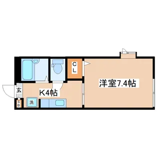 メゾン・ド・ケイ【1階】の間取り