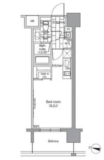 東京都渋谷区恵比寿南1【マンション】の間取り