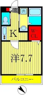 エルスタンザ東綾瀬公園【2階】の間取り
