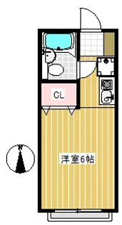 ハイツタケムラ【1階】の間取り