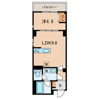 (仮称)墨田区亀沢3丁目計画【2階】の間取り