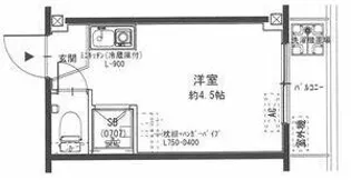清水728ハイツ【4階】の間取り