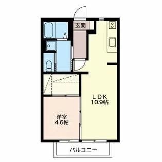 MastTown新屋前?B【2階】の間取り