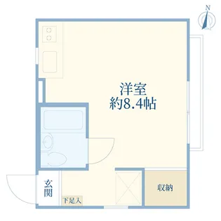 ラ・リヴィエール【2階】の間取り