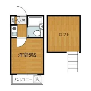 第8小野ハイム【1階】の間取り