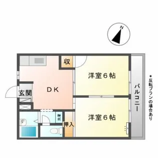 シティハイツ妹尾駅南【2階】の間取り