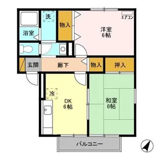 カーサ・ステラ【2階】の間取り