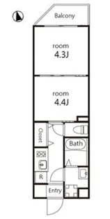 ルネサンスコート馬込【3階】の間取り