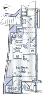 ル・リオン牛込柳町【7階】の間取り