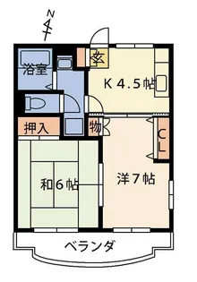 エンシェントハイツ【2階】の間取り