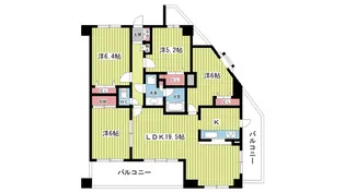 大阪府豊中市上新田3【マンション】の間取り