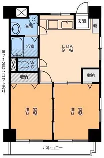 グランアルブル山越III【7階】の間取り
