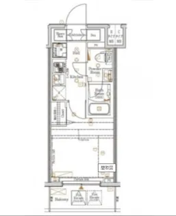 Log川崎駅前【2階】の間取り
