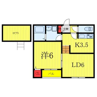 bell brun【2階】の間取り