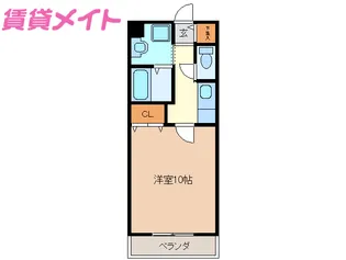 亀山マンションA棟【3階】の間取り