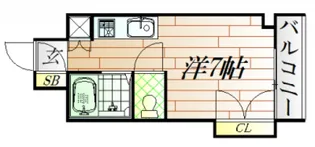 広島県広島市中区竹屋町【マンション】の間取り