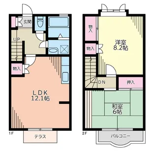 神奈川県大和市つきみ野4【一戸建】の間取り