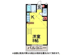 ベルメゾン六番館【2階】の間取り