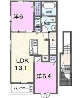 RICCOBENE【2階】の間取り