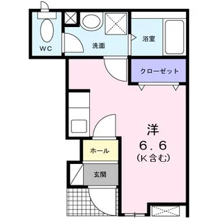 カーサ プラシード【1階】の間取り