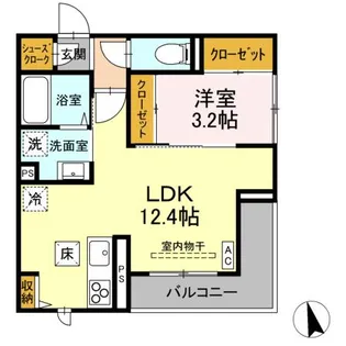 グランテラス【1階】の間取り