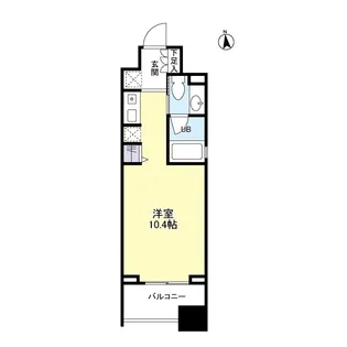 パークフラッツ中目黒【2階】の間取り