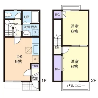デュープレックス彩の間取り