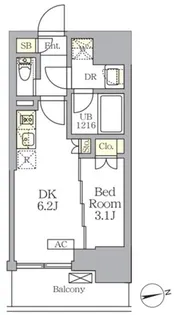 東京都文京区湯島3【マンション】の間取り