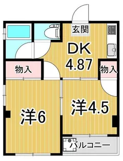 メリーマンション【2階】の間取り